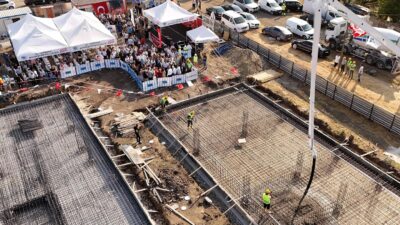Tekirdağ Büyükşehir Belediyesi tarafından Ergene ilçesine kazandırılacak yeni itfaiye istasyonunun
