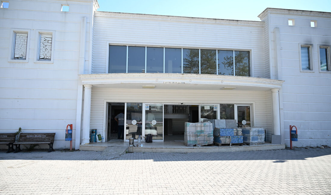 Kemer Belediyesi, vatandaşların daha modern bir yerde düğünlerini yapabilmeleri amacıyla