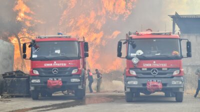 İzmir Büyükşehir Belediyesi İtfaiye Dairesi Başkanlığı ekipleri, Bornova Gökdere Mahallesi