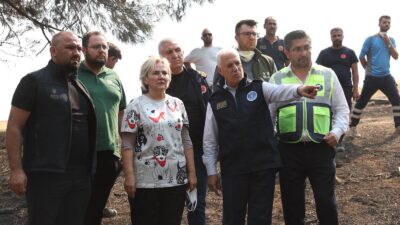  Bursa Büyükşehir Belediye Başkanı Mustafa Bozbey, Gürsu TOKİ bölgesinde devam