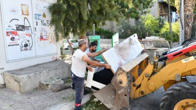 Çiğli Belediyesi, çevre ve görüntü kirliliğini önlemek amacıyla ilçedeki moloz