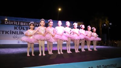 Dikili Belediyesi bünyesinde düzenlenen Kültür Etkinlikleri  dans gecesiyle görkemli bir