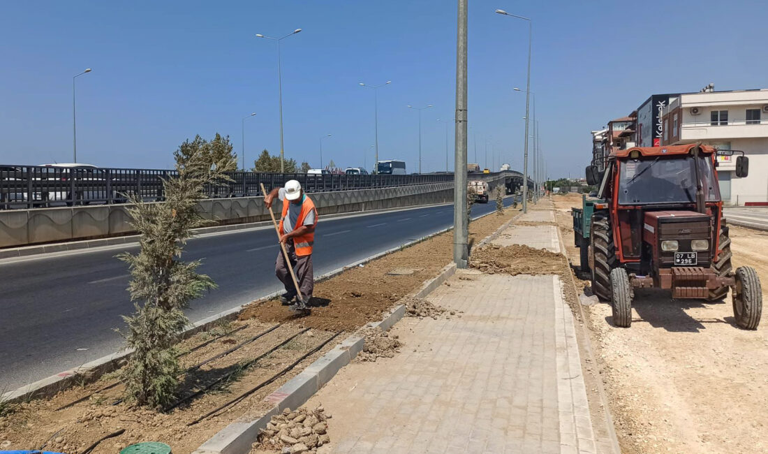 Manavgat Belediyesi Park ve Bahçeler Müdürlüğü ekipleri, Eski Hisar Mahallesi