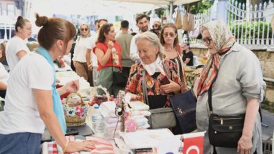 Osmangazi Belediyesi’nin üreten kadınları desteklemek için hayata geçirdiği Sümbüllü Bahçe
