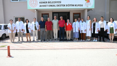 Kemer Belediyesi Ahmet Erkal Destek Eğitim Kurs Merkezi’nde 2025-2026 eğitim