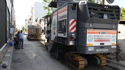 Manisa Büyükşehir Belediyesi, Şehzadeler ilçesine bağlı Ahmet Bedevi Mahallesi’nde sıcak