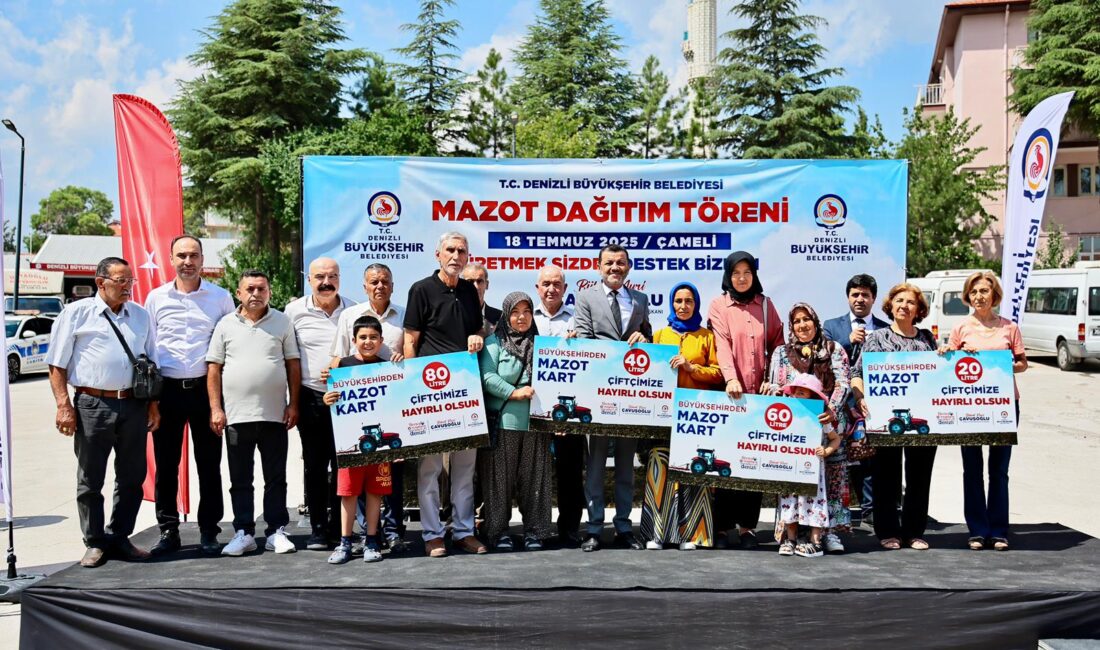 Denizli Büyükşehir Belediyesi, tarımsal üretimi teşvik etmek ve çiftçilerin üretim