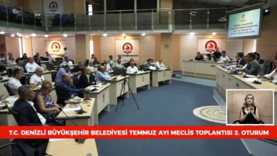 Denizli Büyükşehir Belediyesi, meclis toplantılarının canlı yayınlarına işaret dili tercümanı