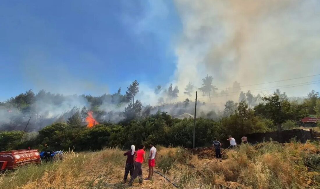 Muğla Büyükşehir Belediyesi tarafından kırsal mahallelere dağıtılan yangına ilk müdahale