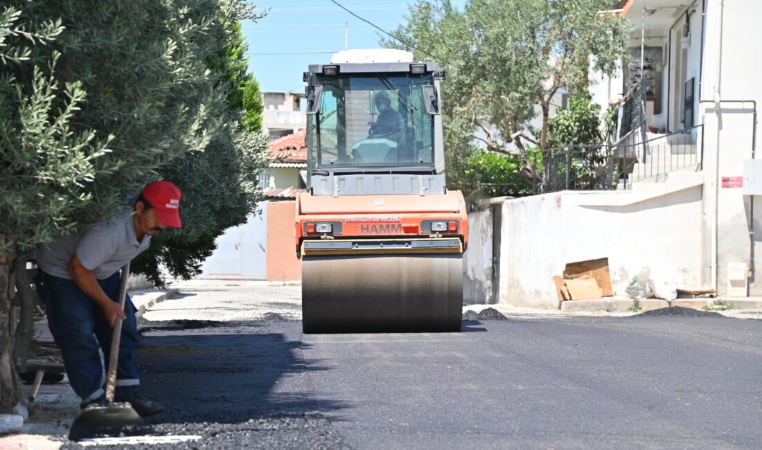 Manisa Büyükşehir Belediyesi, kentin dört bir yanında sürdürdüğü asfalt seferberliği