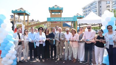 Nilüfer Belediyesi, Balat Mahallesi’nde yapımı tamamlanan 4 bin 156 metrekarelik