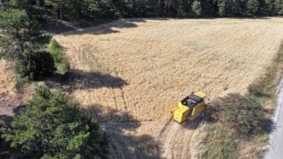PAMUKKALE BELEDİYESİ 40 TON ARPA ÜRETTİ T.C. Pamukkale Belediyesi, ilçedeki tarım ve hayvancılığı desteklemek için başlattığı