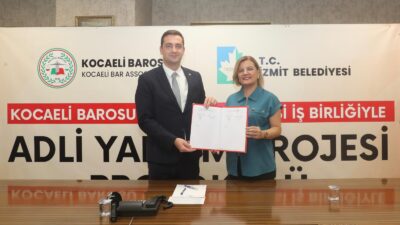 İzmit Belediye Başkanı Fatma Kaplan Hürriyet ile Kocaeli Baro Başkanı