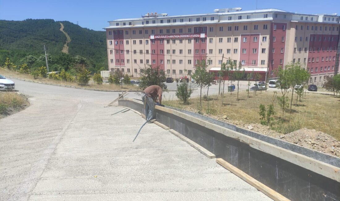 İzmit Belediyesi Fen İşleri Müdürlüğü Kabaoğlu Mahallesinde bulunan Gazi Süleyman