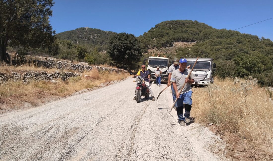 Fethiye Belediyesi, ilçe genelindeki yol yapım çalışmalarına aralıksız devam ediyor.