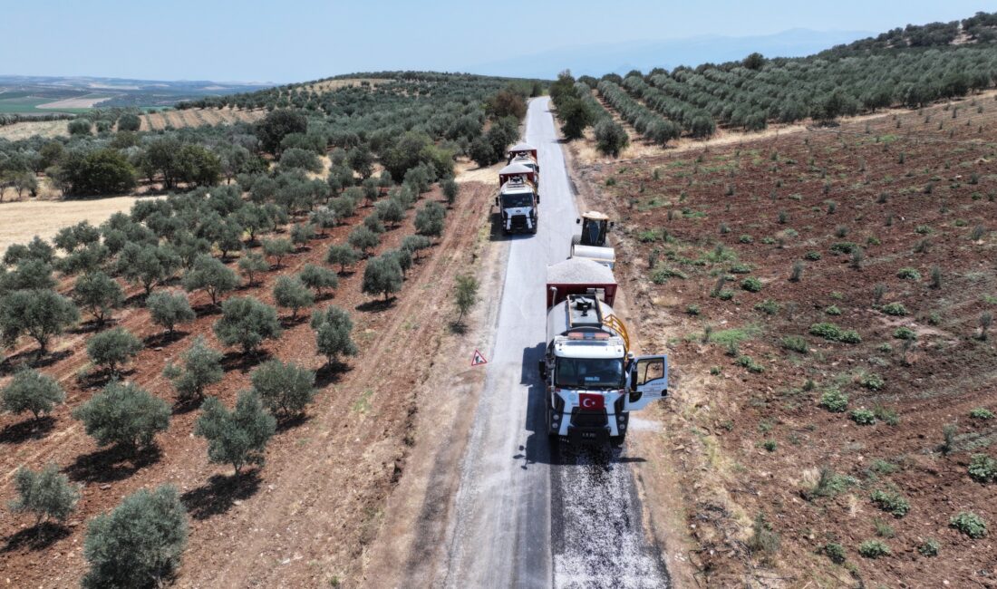 Manisa Büyükşehir Belediyesi, 2025 yılı yol yapım programı kapsamında kentin