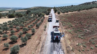 Manisa Büyükşehir Belediyesi, 2025 yılı yol yapım programı kapsamında kentin