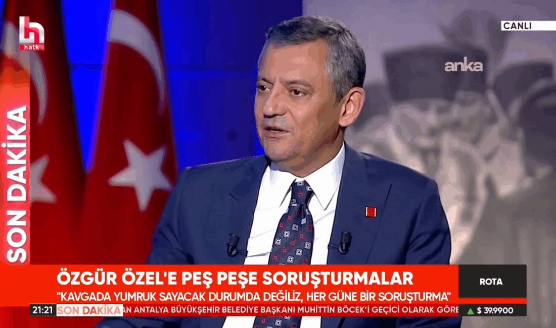 CHP Genel Başkanı Özgür Özel, “Bugün Ekrem İmamoğlu’na sırtını dönen