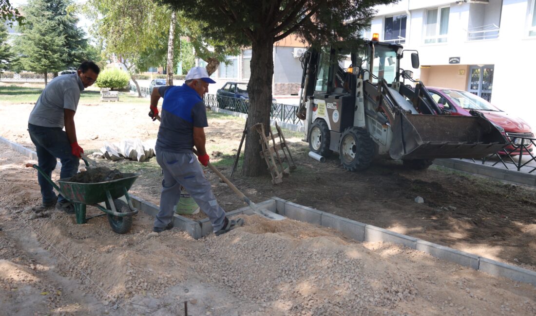 Odunpazarı Belediyesi, vatandaşların daha konforlu ve yeşil alanlara kavuşması için
