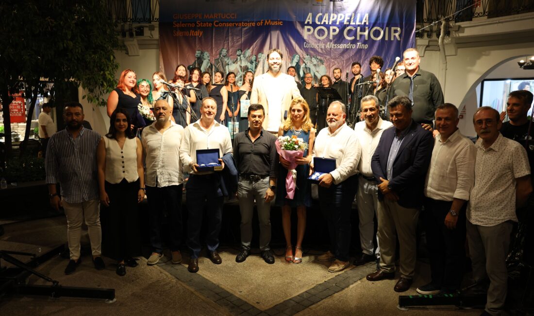 Giuseppe Martucci Konservatuvarı Pop A Cappella Korosu, Marmaris’te unutulmaz bir