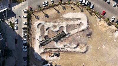 Bornova Belediyesi, Yeşilova Mahallesi’nde 11 dönümlük alanda yapımını sürdürdüğü Bisiklet