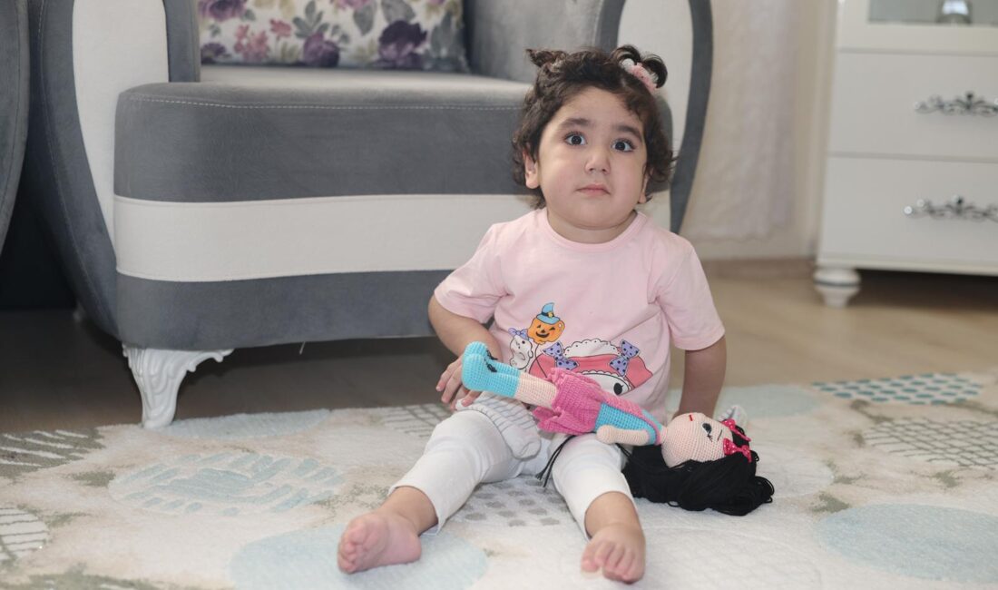 Eskişehir’de 6 aylıkken SMA Tip 1 teşhisi konulan Zeynep Bebek,