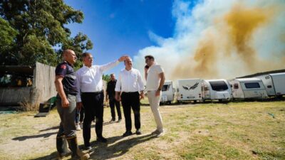 İzmir Büyükşehir Belediyesi İtfaiye Daire Başkanlığı Urla Zeytineli Mahallesi ile