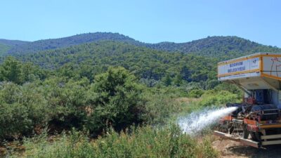 Bodrum Belediyesi Temizlik İşleri Müdürlüğü ekipleri tarafından Çiftlik, Kızılağaç, Kumköy,