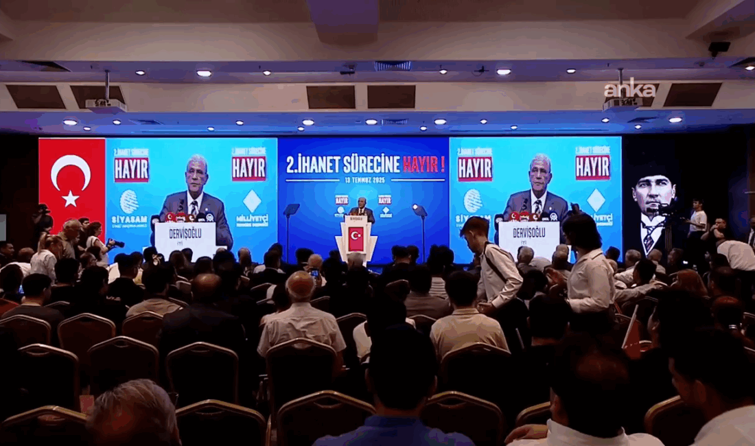  İYİ Parti Genel Başkanı Müsavat Dervişoğlu, “Okyanus ötesindeki baronların yazdığı