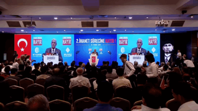 Müsavat Dervişoğlu: “‘Terörsüz Türkiye’ sloganlarıyla çıktıkları yolun sonunda ne olacağını çok iyi bilen Türk evlatlarıyız”  İYİ Parti Genel Başkanı Müsavat Dervişoğlu, “Okyanus ötesindeki baronların yazdığı