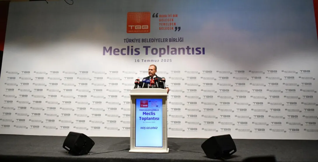 Türkiye Belediyeler Birliği (TBB) Meclis Toplantısında yapılan oylamada Mersin Büyükşehir