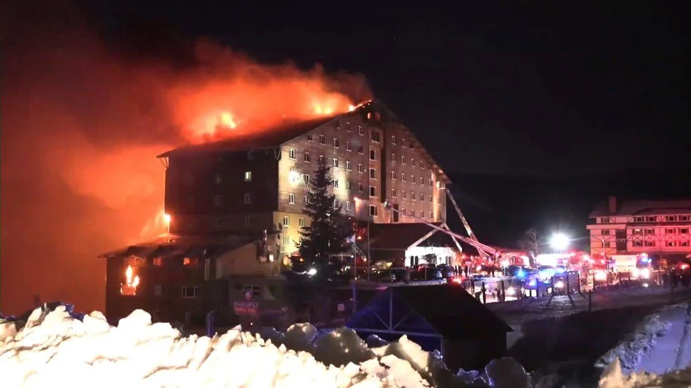 Bolu Kartalkaya’da bulunan Grand Kartal Otel’de meydana gelen ve 78