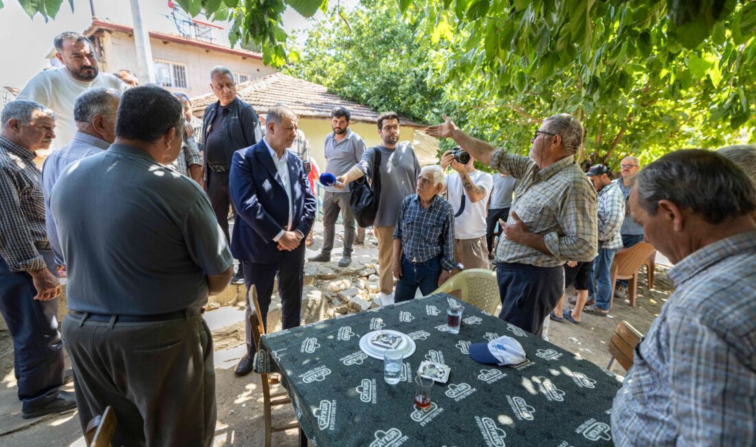 İzmir Büyükşehir Belediye Başkanı Dr. Cemil Tugay, Ödemiş’te temmuz ayındaki