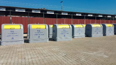 Efeler Belediyesi Temizlik İşleri Müdürlüğü, ilçedeki çöp konteynerlerini yenileme ve