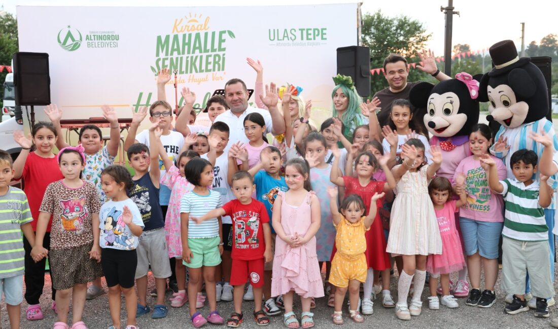 Altınordu Belediyesi, bu yıl ikincisi düzenlenen Kırsal Mahalle Şenlikleri’nin startını