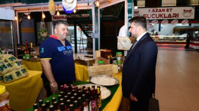 Kahramankazan Belediye Başkanı Selim Çırpanoğlu, Kahramankazan Et AVM’yi ziyaret ederek