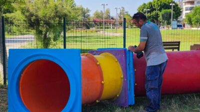 Manavgat Belediyesi Park ve Bahçeler Müdürlüğü ekipleri, minik dostlarımızın daha