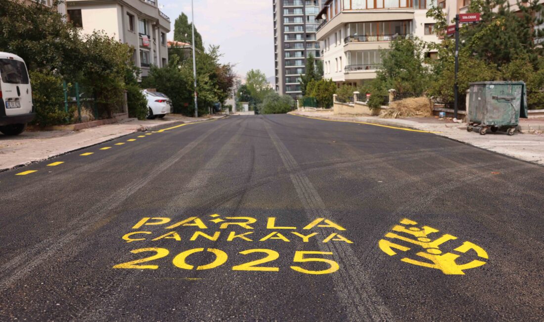 Çankaya Belediyesi’nin, ulaşımda kolaylığı sağlamak amacıyla tam kaplama asfalt ve
