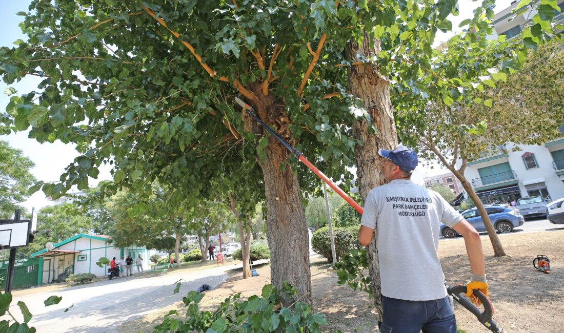 İlçenin ihtiyaç duyulan noktalarında yeni parklar kazandıran Karşıyaka Belediyesi, mevcut