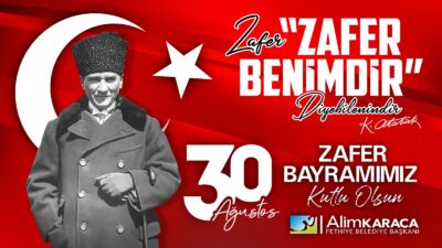 Fethiye Belediye Başkanı Alim Karaca, 30 Ağustos Zafer Bayramı’nın 103.