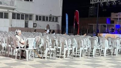 Özlem Çerçioğlu’na tepki büyüyor: Halk konseri boş kaldı