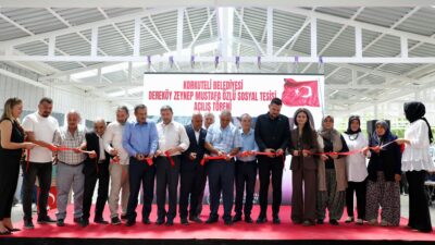 Korkuteli Belediyesi tarafından yapımı tamamlanan Dereköy Zeynep Mustafa Özlü Sosyal