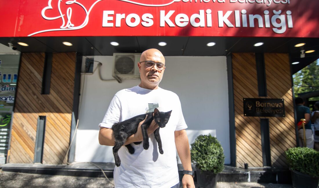 Bornova Belediyesi, Büyükpark’taki kedi kliniğini daha geniş ve modern bir