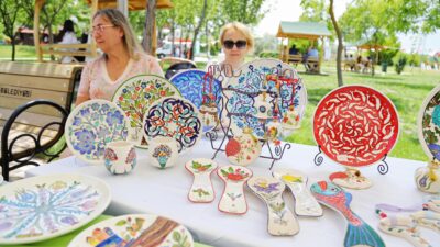 Çankaya Belediyesinin kadınlara gelir desteği amacıyla hayata geçirdiği Kadın Emeği