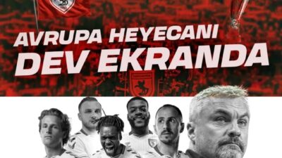 Atakum Belediyesi, UEFA Avrupa Ligi’nde ülkemizi temsil eden Samsunspor’un,  Yunanistan’ın