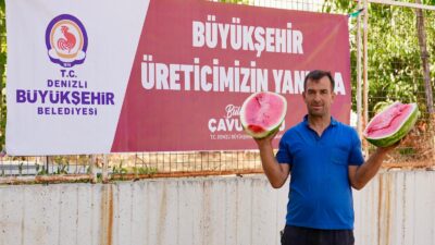 Denizli’de Alın Teri Ziyan Olmadı, Sofralara Ulaştı Denizli Büyükşehir Belediyesi, karpuz üreticilerinin elinde kalan tonlarca ürünü satın