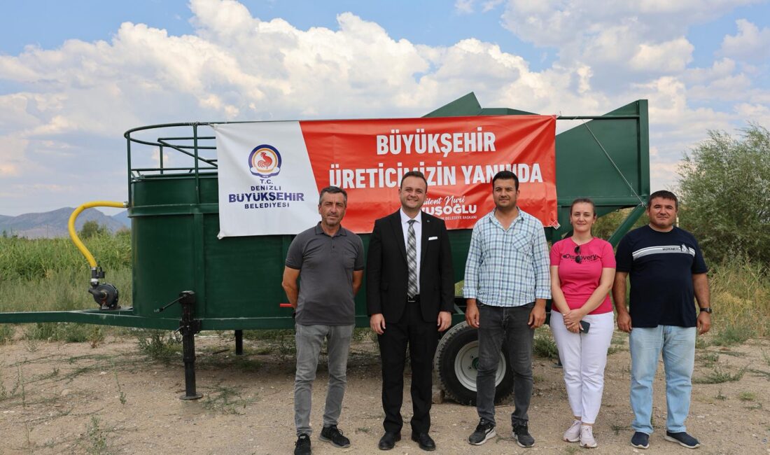 Denizli Büyükşehir Belediyesi, küçükbaş hayvan yetiştiriciliği yapan üreticilerin iş gücünden