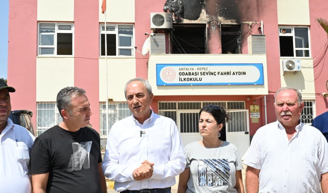 Kepez Belediye Başkanı Mesut Kocagöz, geçtiğimiz günlerde yangın nedeniyle kısmi