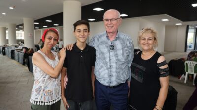 Odunpazarı Belediye Başkanı Kazım Kurt, 100. Yıl Kültür Merkezi içinde