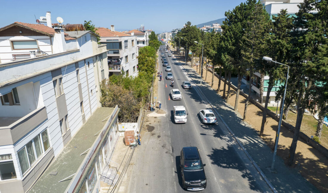 Güzelbahçe Belediyesi, kentin önemli ana arterlerine neşteri vuruyor. Siteler Mahallesi’nin